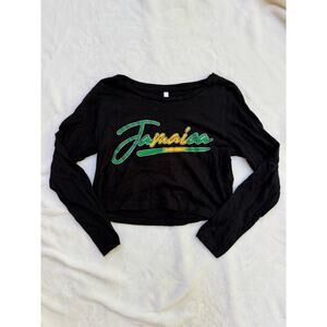 Jamaica Long Sleeve Crop Top